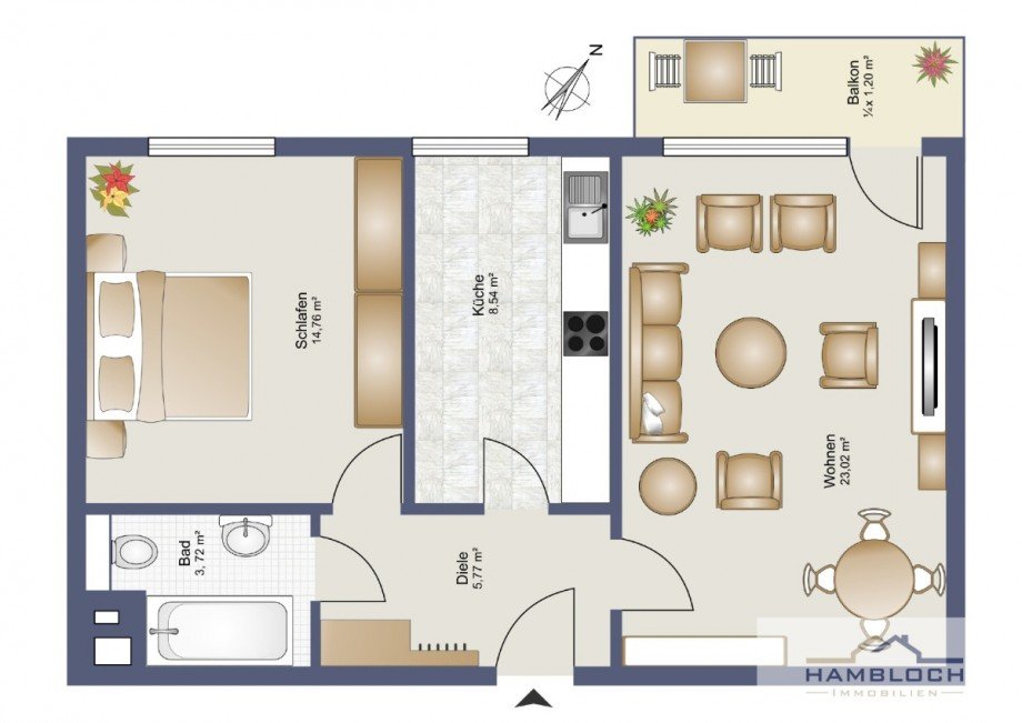 Grundriss Etagenwohnung Puhlheim