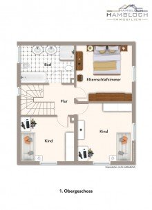 1. Obergeschoss Charmantes Einfamilienhaus in Bergisch Gladbach /Katterbach
