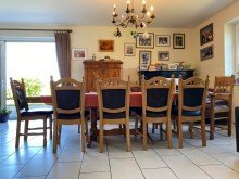 Wohn-Essbereich mit Ausgang zur Terrasse Modernes Einfamilienhaus in Bedburg-Kirchherten zu verkaufen.