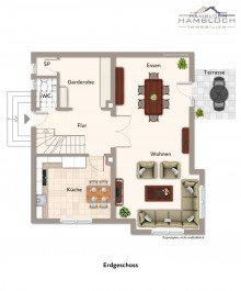 Erdgeschoss Charmantes Einfamilienhaus in Bergisch Gladbach /Katterbach