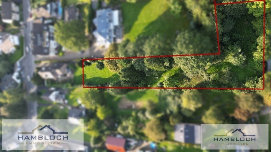 Luftaufnahme Grundst�ck Wohngrundst�ck Bergisch Gladbach